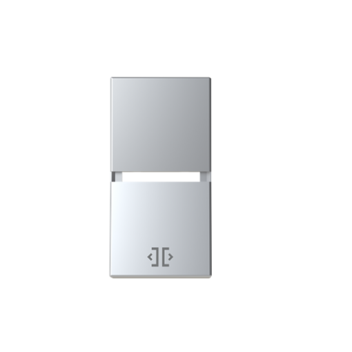 Rocker Open symbol for Switchpush button, One-part rocker Silver - Zenit