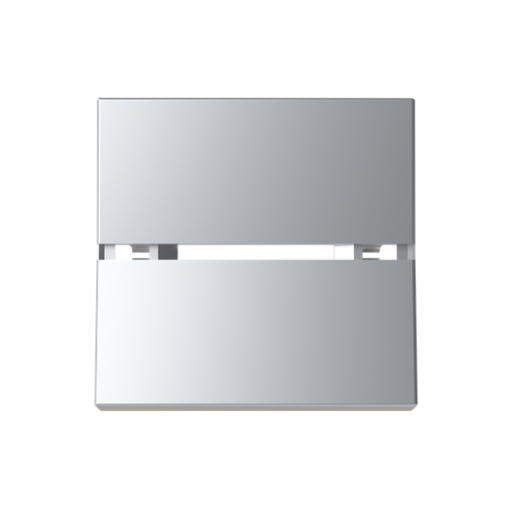 Rocker Without imprint for Switchpush button, Two-part rocker Silver - Zenit