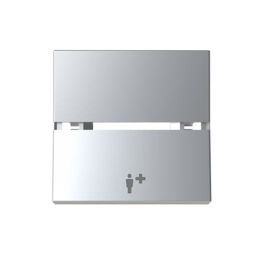 Rocker Nurse symbol for Switchpush button, Two-part rocker Silver - Zenit