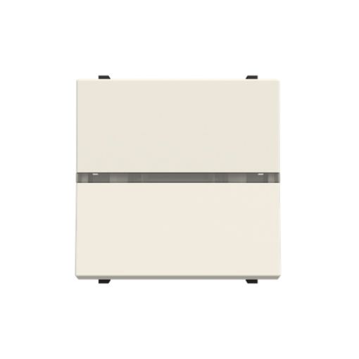 Insertcover Rockerbutton, Off switch 1-pole with LED exchangeable White - Zenit