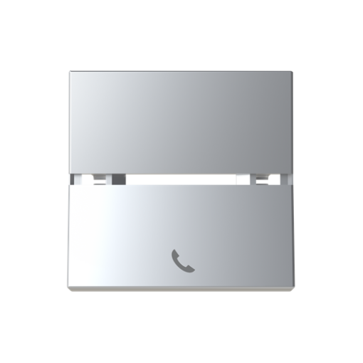 Rocker Telephone symbol for Switchpush button, Two-part rocker Silver - Zenit