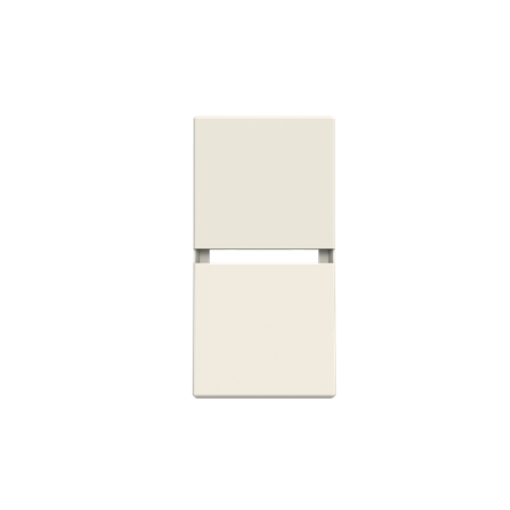 Rocker Without imprint for Switchpush button, One-part rocker White - Zenit