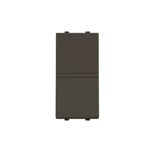 Insertcover Rockerbutton, Two-way switch with LED exchangeable Anthracite - Zenit