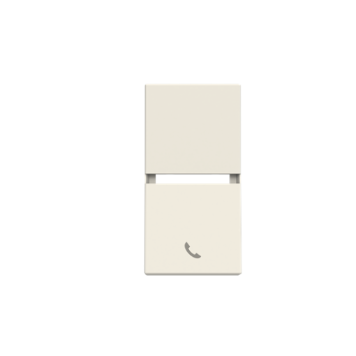Rocker Telephone symbol for Switchpush button, One-part rocker White - Zenit