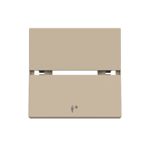 Rocker cover Nurse symbol for Switchpush button, Two-part rocker Champagne - Zenit