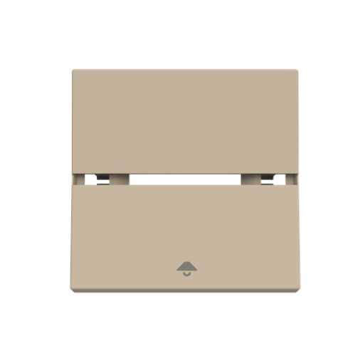 Rocker cover Symbol "light" for Switchpush button, Two-part rocker Champagne - Zenit