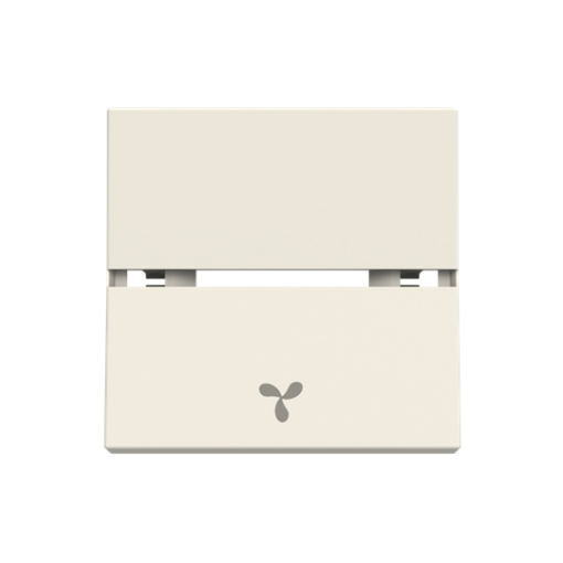Rocker Fan symbol for Cooling, Two-part rocker White - Zenit