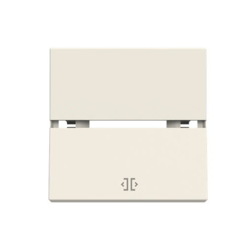 Rocker Open symbol for Switchpush button, Two-part rocker White - Zenit