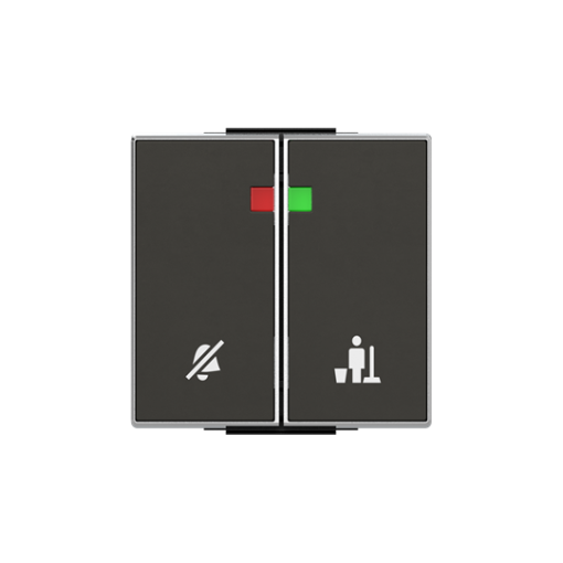 Rocker DNDMUR for Switchpush button, Two-part rocker Black - Sky Niessen