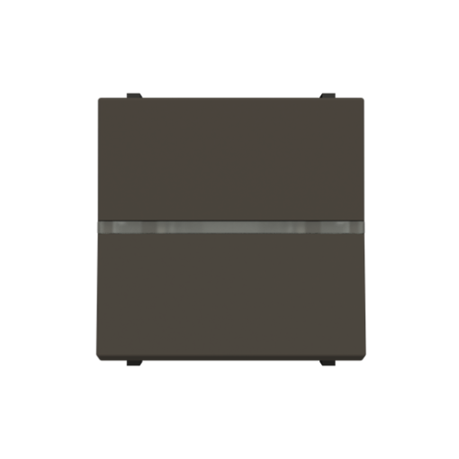 Insertcover Rockerbutton, Two-way switch with LED exchangeable Anthracite - Zenit