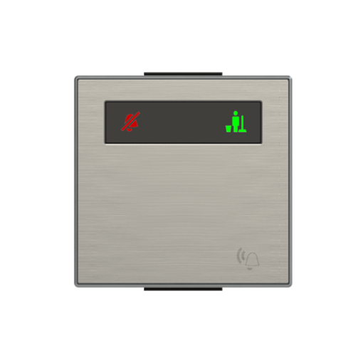 Rocker Rockerbutton, Switch 2-pole Stainless steel - Sky Niessen