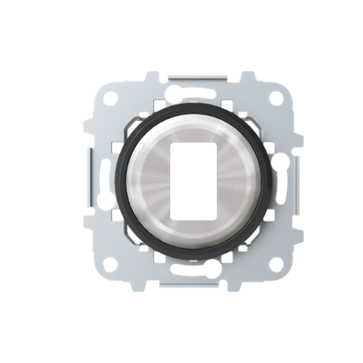 Cover plate VDI 1 gang Black - Skymoon