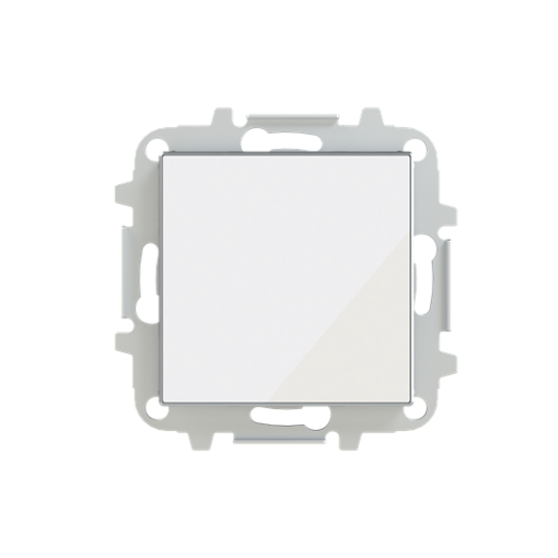 Cover Blind plate with Without imprint White Glass - Sky Niessen