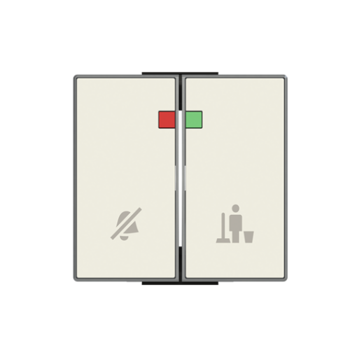 Rocker DNDMUR for Switchpush button, Two-part rocker White - Sky Niessen