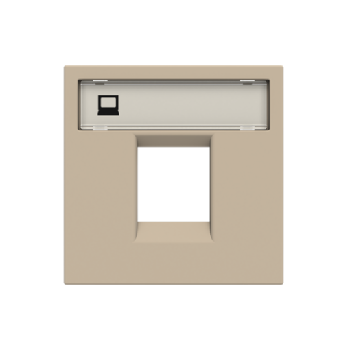 Cover plate Data connection 1 gang Champagne - Zenit