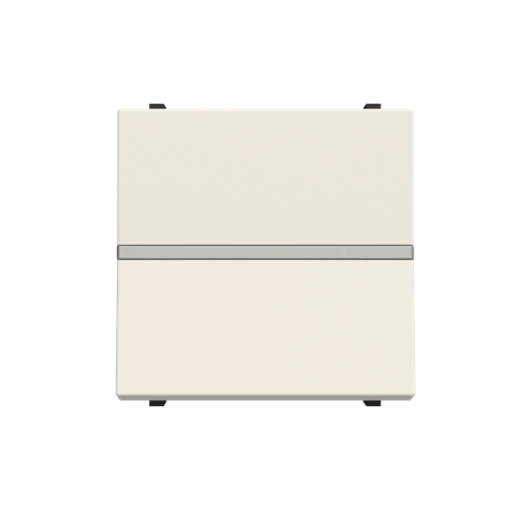 Switch 1-way Double Pole 2-pole switch with LED exchangeable White - Zenit