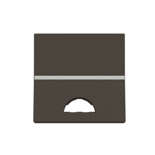 Rocker cover with symbol housing - 2M - Anthracite Switchpush button Various symbols Anthracite - Zenit