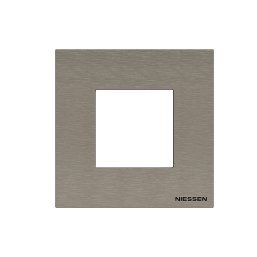 Frame 1-gang 1gang Stainless Steel - Zenit