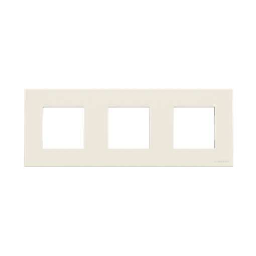 Frame 3-gang White - Zenit