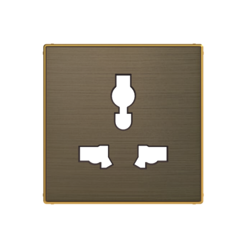 Cover socket outlet Without imprint Gold - Sky Niessen