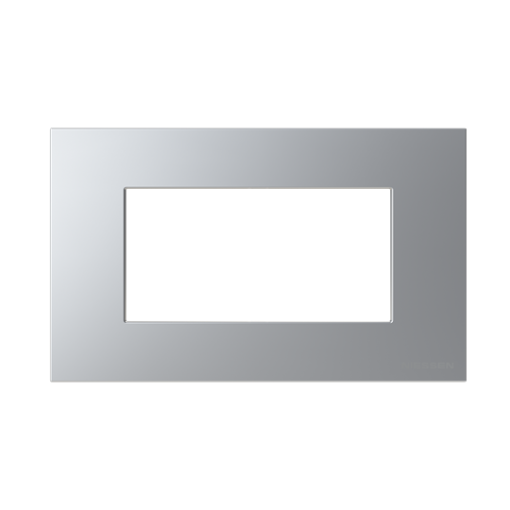 Frame 4 modules 1gang Silver - Zenit