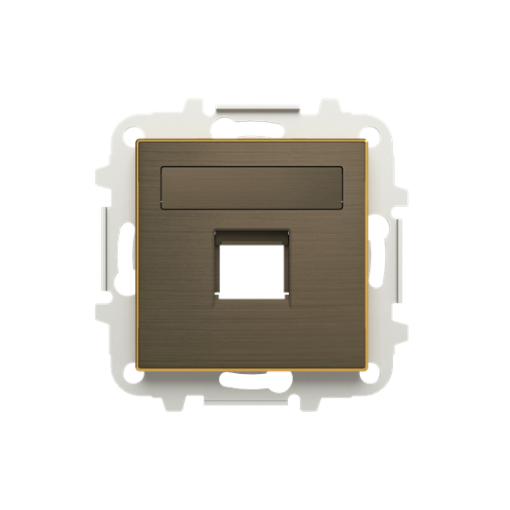 Cover plate Data connection 1 gang Gold - Sky Niessen