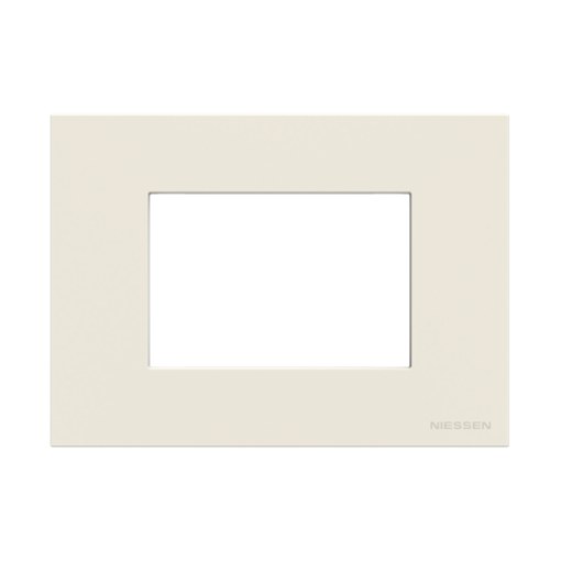 Frame 3 modules 1gang White - Zenit