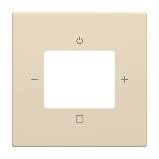 Cover plate with legend Radio 0 gang ivory white - Platform 63