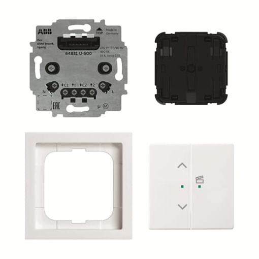 Kits 1-gang 2gang 2 rocker Wireless studio white - future linear