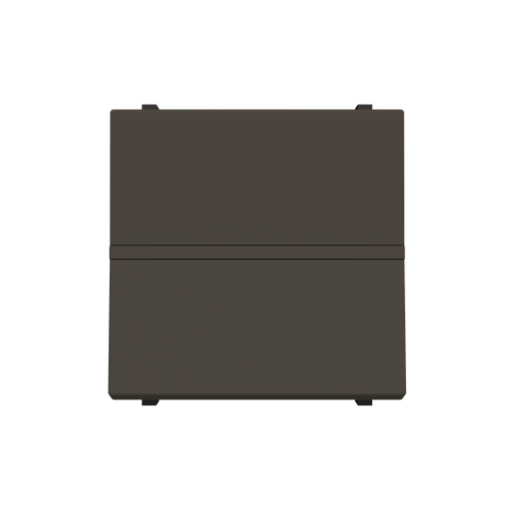 Insertcover Rockerbutton, Intermediate switch with LED exchangeable Anthracite - Zenit