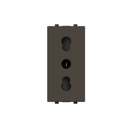 Socket outlet DEIT Without imprint Anthracite - Zenit