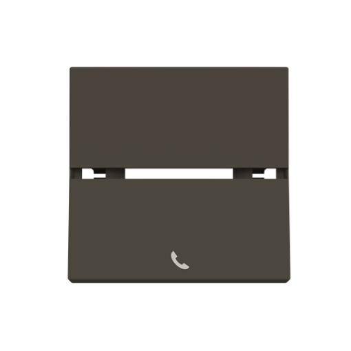 Rocker Telephone symbol for Switchpush button, Two-part rocker Anthracite - Zenit