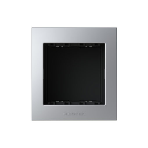 Frame for profiles 1-gang Silver - Zenit