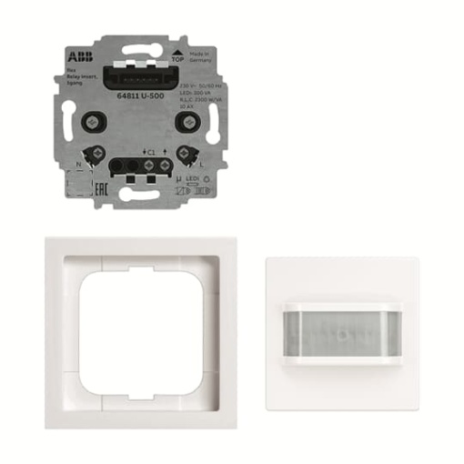 Electronic Controls 1gang Movement sensor studio white - future linear