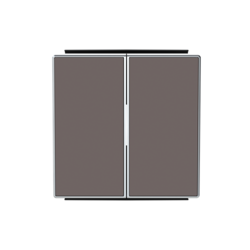 Rocker Without imprint for Switchpush button, Two-part rocker Taupe - Sky Niessen
