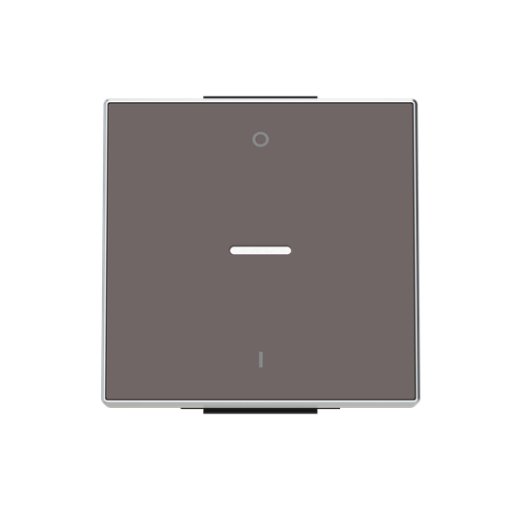 Rocker Characters 0 and 1 for Switchpush button, Single rocker Taupe - Sky Niessen