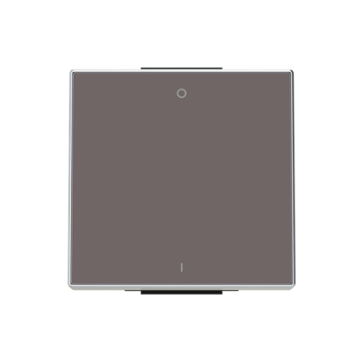 Rocker Characters 0 and 1 for Switchpush button, Single rocker Taupe - Sky Niessen