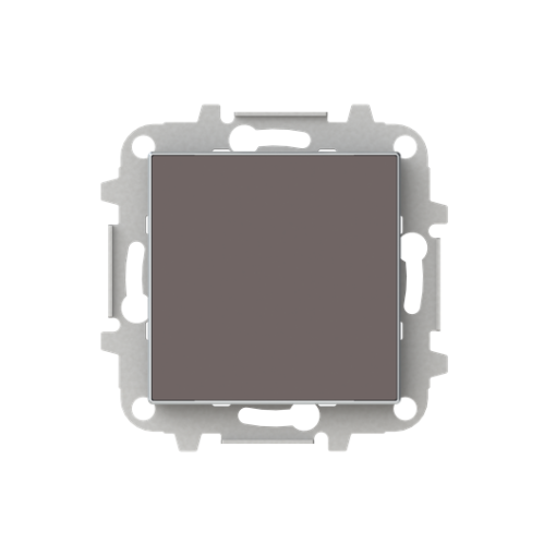 Cover Blind plate with Without imprint Taupe - Sky Niessen