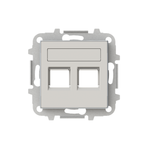 Cover plate Data connection 2 gang Dune - Sky Niessen
