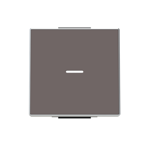 Rocker Without imprint for Switchpush button, Single rocker Taupe - Sky Niessen