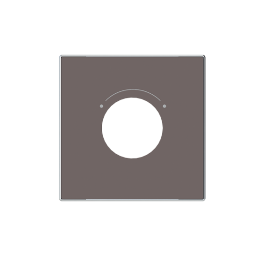 Cover plate Symbol "2-level switch" for Level switch, Key Taupe - Sky Niessen