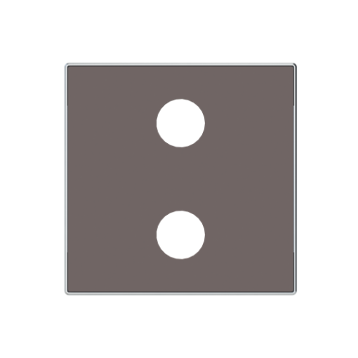 Cover plate Cinch 1 gang Taupe - Sky Niessen