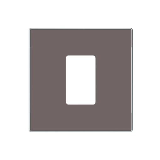 Cover plate VDI 1 gang Taupe - Sky Niessen