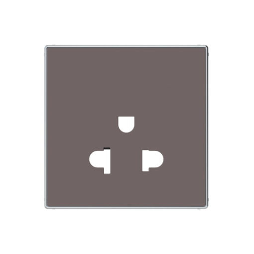 Cover socket outlet Without imprint Taupe - Sky Niessen