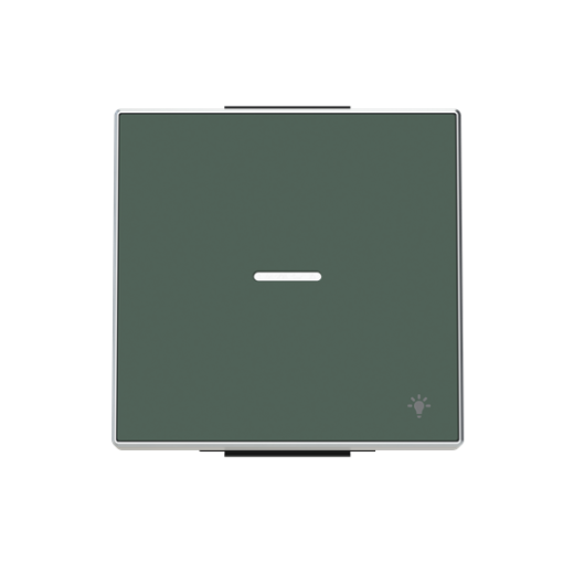 Rocker Symbol "light" for Switchpush button, Single rocker Green - Sky Niessen