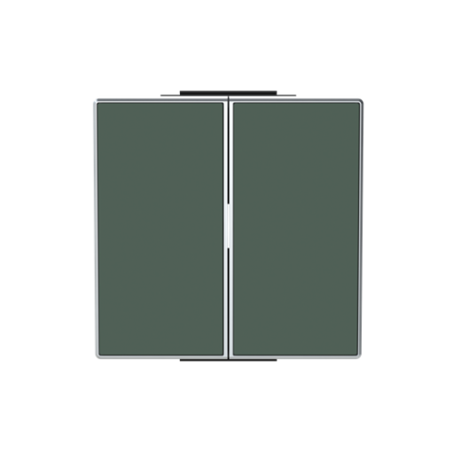 Rocker Without imprint for Switchpush button, Two-part rocker Green - Sky Niessen