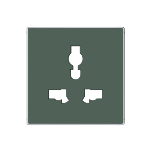 Cover socket outlet Without imprint Green - Sky Niessen