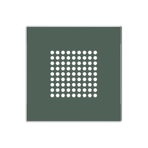 Cover plate Loudspeaker Central cover plate Green - Sky Niessen