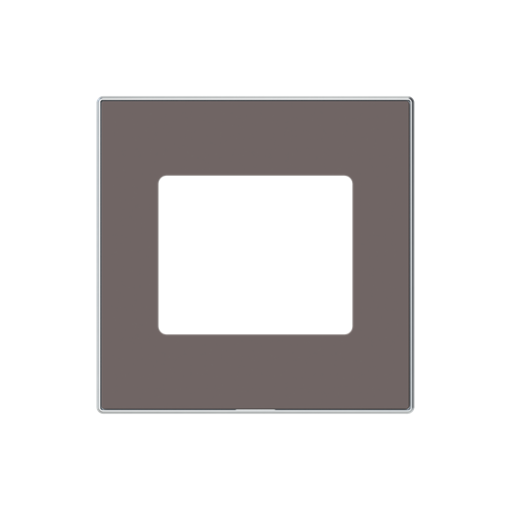 Cover plate Symbol "arrows" for Timer Central cover plate Taupe - Sky Niessen