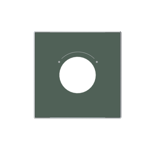 Cover plate Symbol "2-level switch" for Level switch, Key Green - Sky Niessen